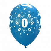 Palloncini stampati sul globo - Numero 0