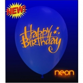 Palloncini effetto Neon - Happy Birthday