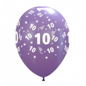 Palloncini stampati sul globo - Numero 10