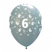 Palloncini stampati sul globo - Numero 6