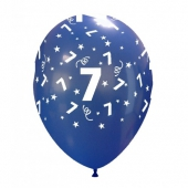 Palloncini stampati sul globo - Numero 7